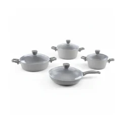 سرویس 8 پارچه قابلمه پریستون طوسی کد 0314-6501108