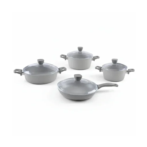 سرویس 8 پارچه قابلمه پریستون طوسی کد 0314-6501108