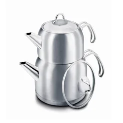 کتری قوری پرویتا کرکماز (1/1 +2 لیتر) استیل مات