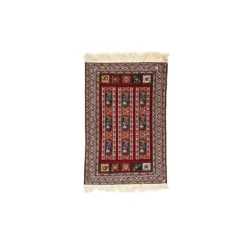 گلیم زرع نیم گل سرخ محمدی سایز 150*100 کد 1651