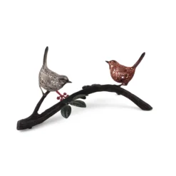 مجسمه توری گنجشک دو تایی کد 3049024