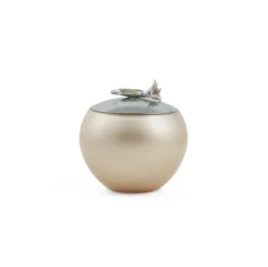 ظرف شیشه ای در دار B2 رنگی گل لیلیوم کد 3230466